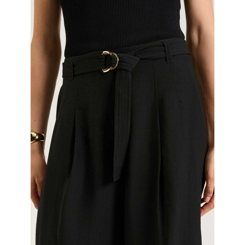 Veronika Maine Washer Lyocell Straight Leg Belted Straight Leg Pant image number 2